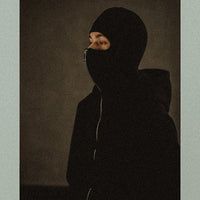 Hoodie oversize double capuche hiver homme