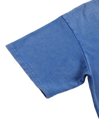 Détail de la manche large du t-shirt oversized japonais Bushido en coton lavé 250 g/m2