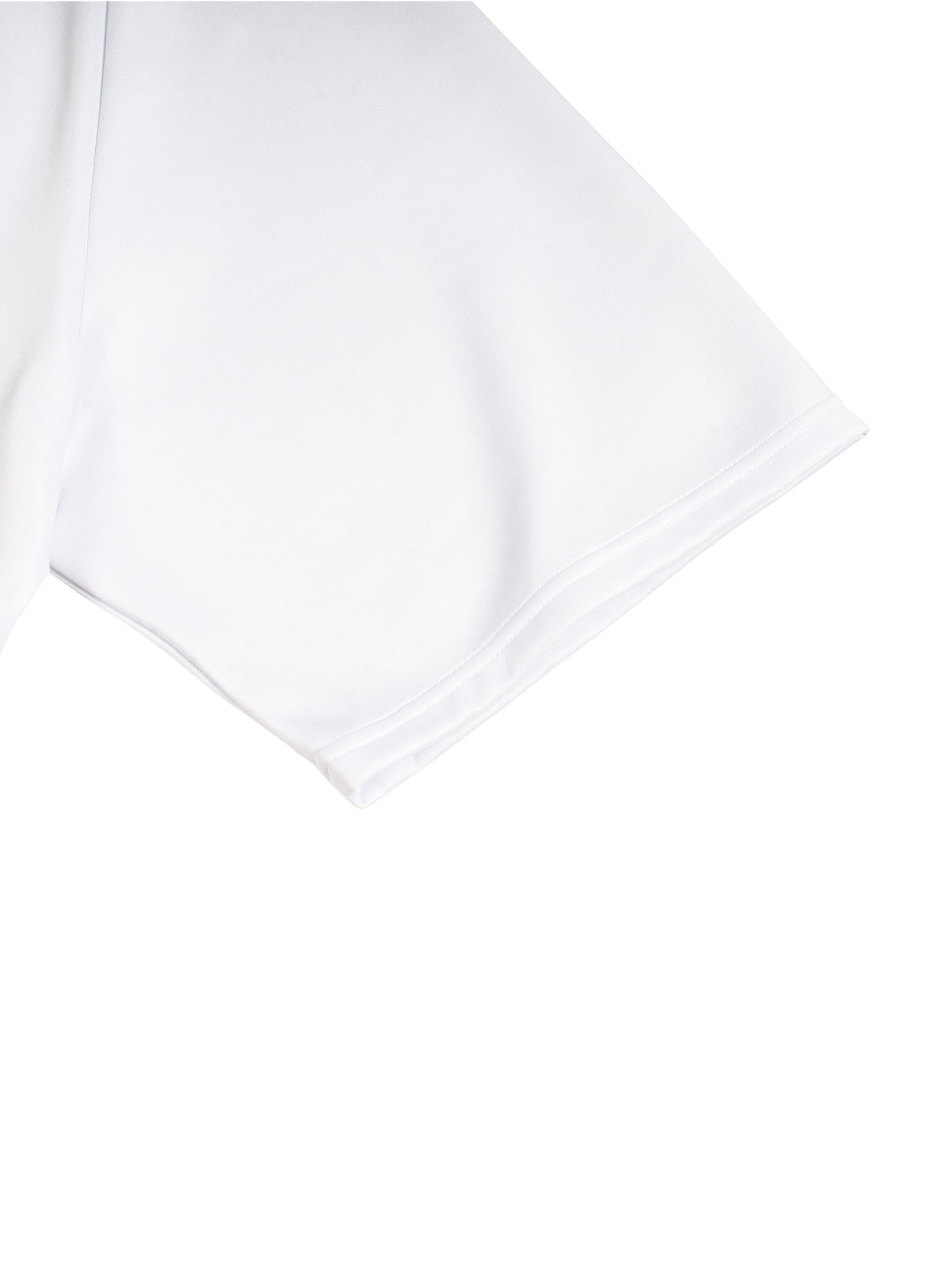 Dos du t-shirt oversized stranger en blanc uni - manches raglan et épaules larges