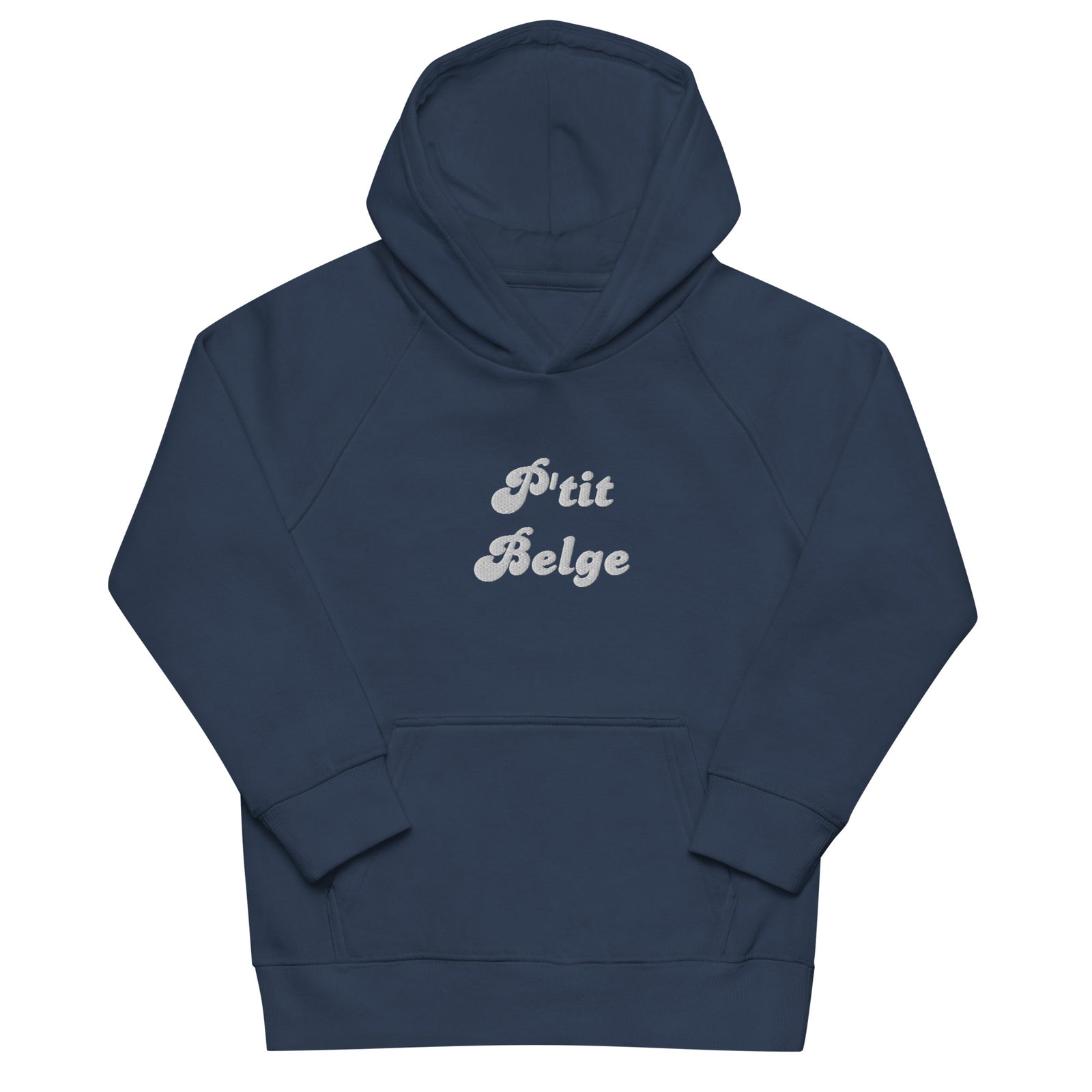 Pull à capuche brodé pour enfants - "P'tit Belge"