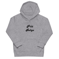 Pull capuche écologique pour enfants brodé "P'tit Belge"