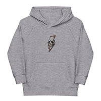 Pull à capuche brodé pour enfants - Thunder Skull