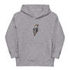 Pull à capuche brodé pour enfants - Thunder Skull