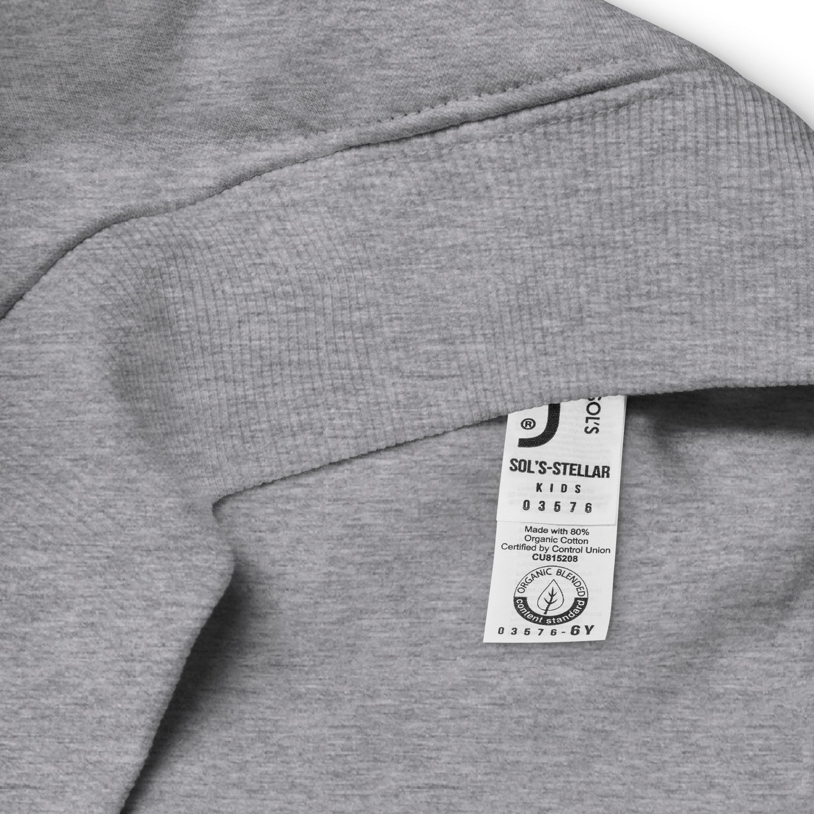 Pull à capuche brodé pour enfants - Thunder Skull