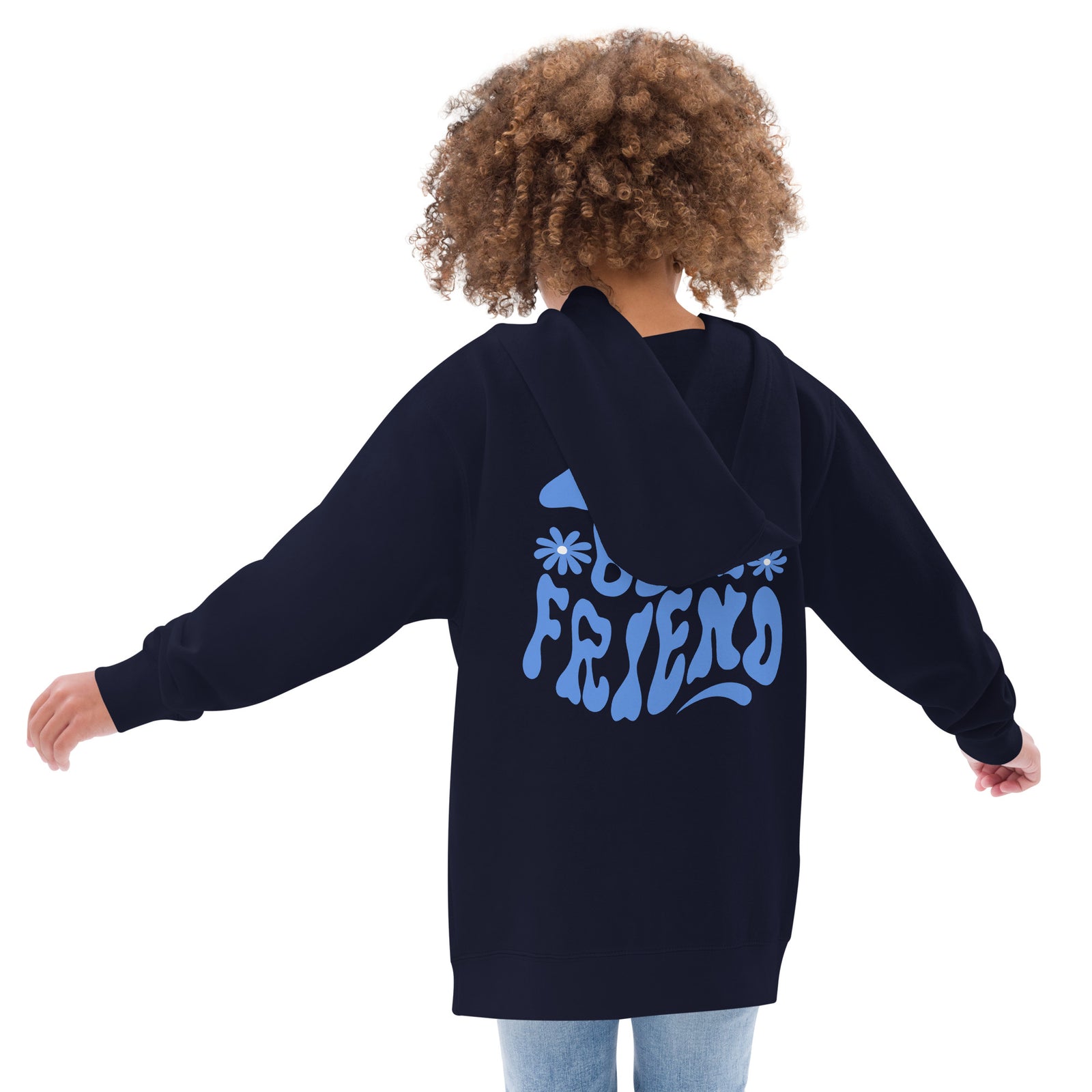 Sweat à capuche polaire pour enfants - MY BEST FRIEND