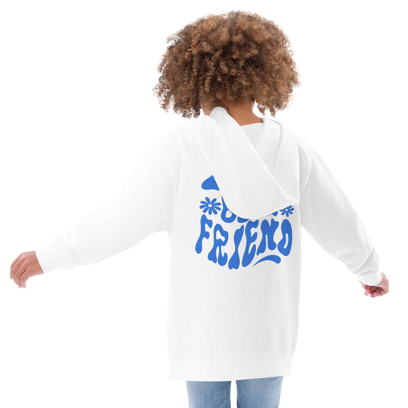 Sweat à capuche polaire pour enfants - MY BEST FRIEND