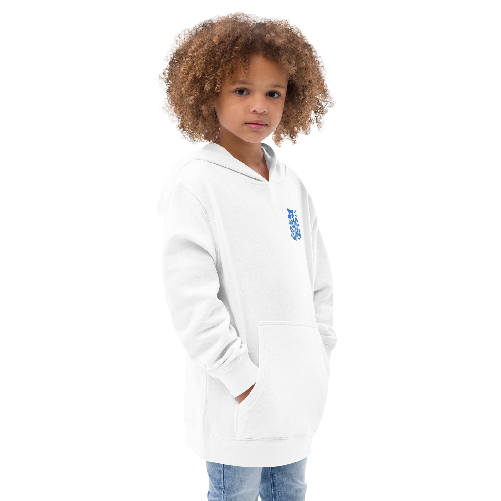 Sweat à capuche polaire pour enfants - MY BEST FRIEND