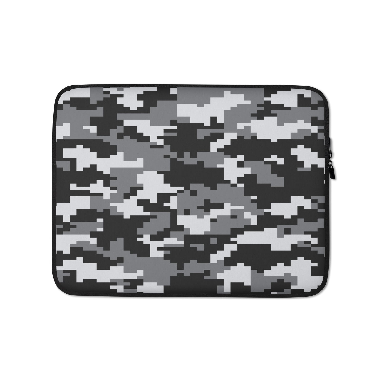 Housse ordinateur 13 pouces et 15 pouces style militaire noir et blanc