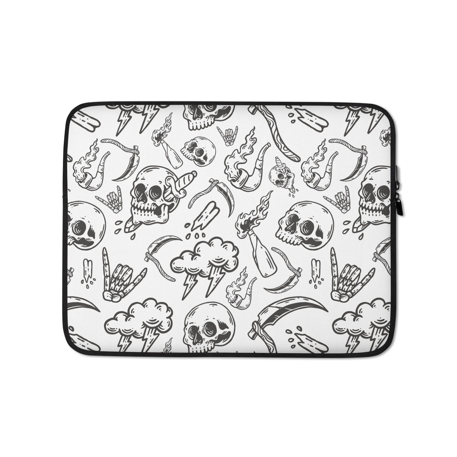 Housse ordinateur 13 pouces et 15 pouces - Têtes de morts