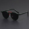 Lunettes soleil rondes vintage minimalistes et élégantes