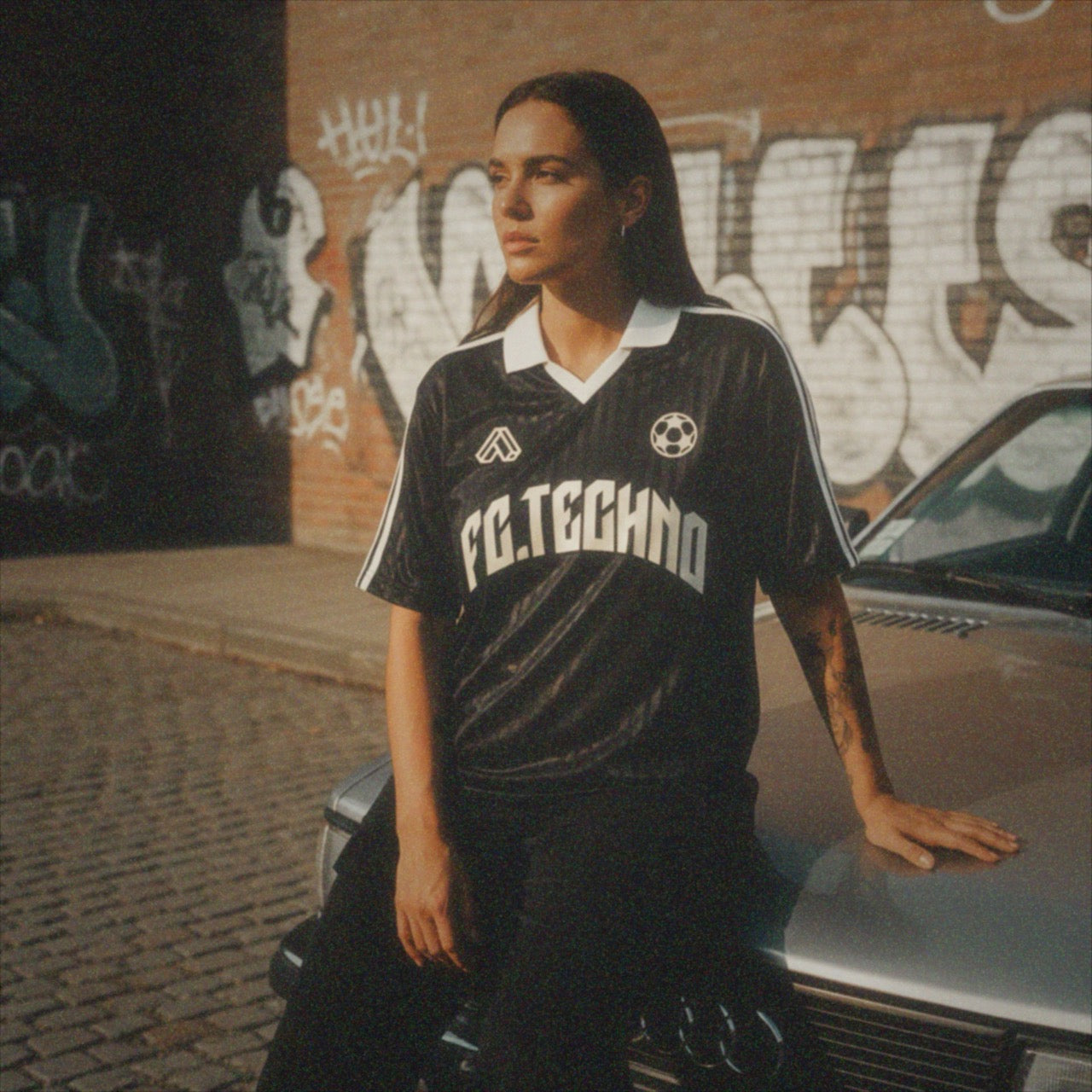 MAILLOT DE FOOTBALL FC.TECHNO - PIÈCE RARE STREETWEAR VINTAGE