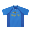 Maillot de foot streetwear Zwanze City Belgique bleu roi, vue de face