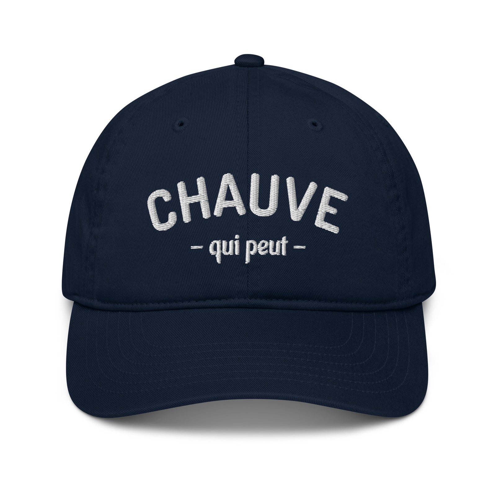 Casquette baseball chauve qui peut noir CHT'M Boutique