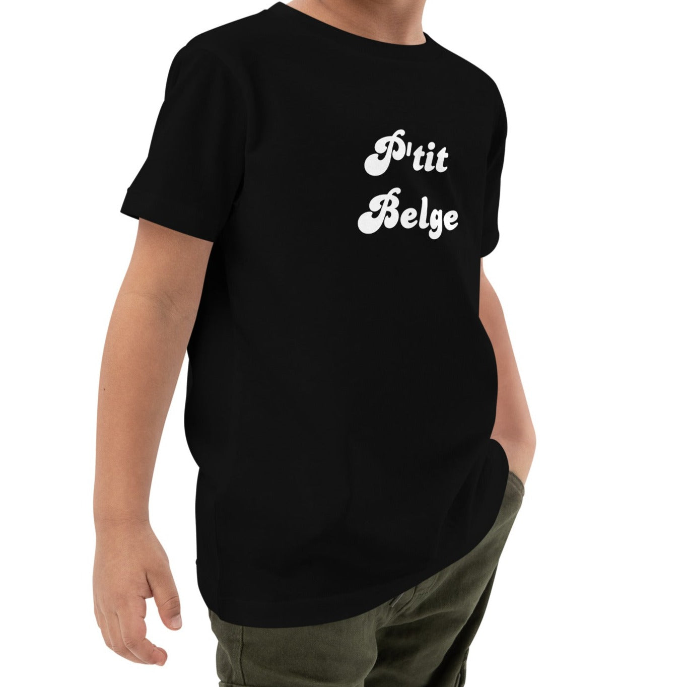 T-shirt enfant en coton - "P'tit Belge"