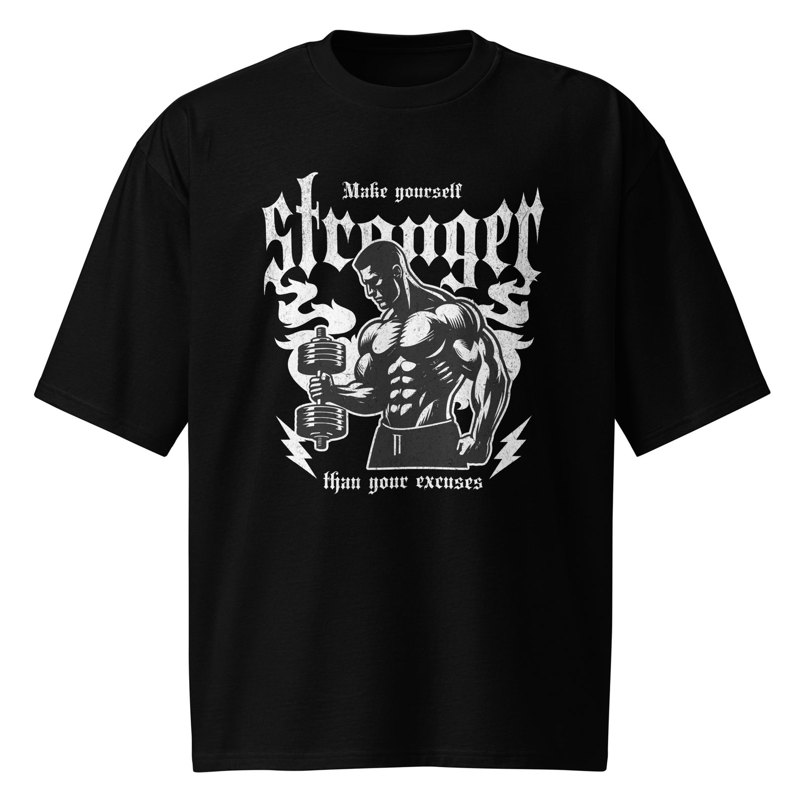 t-shirt noir homme pour salle de sport
