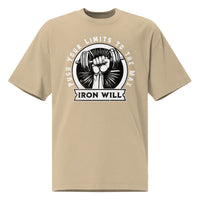 t-shirt beige homme gym sport motivation