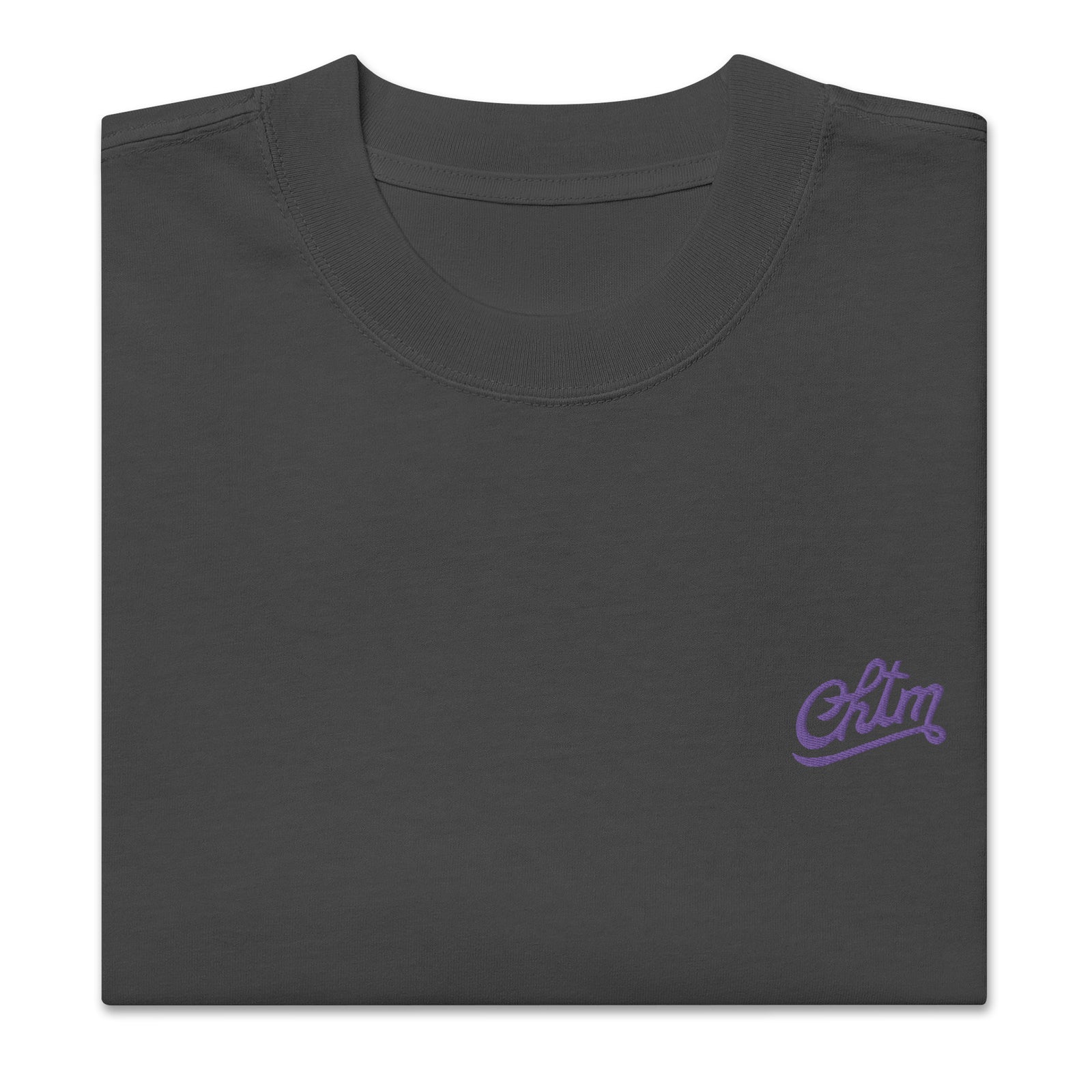 T-shirt oversize délavé brodé - CHT'M