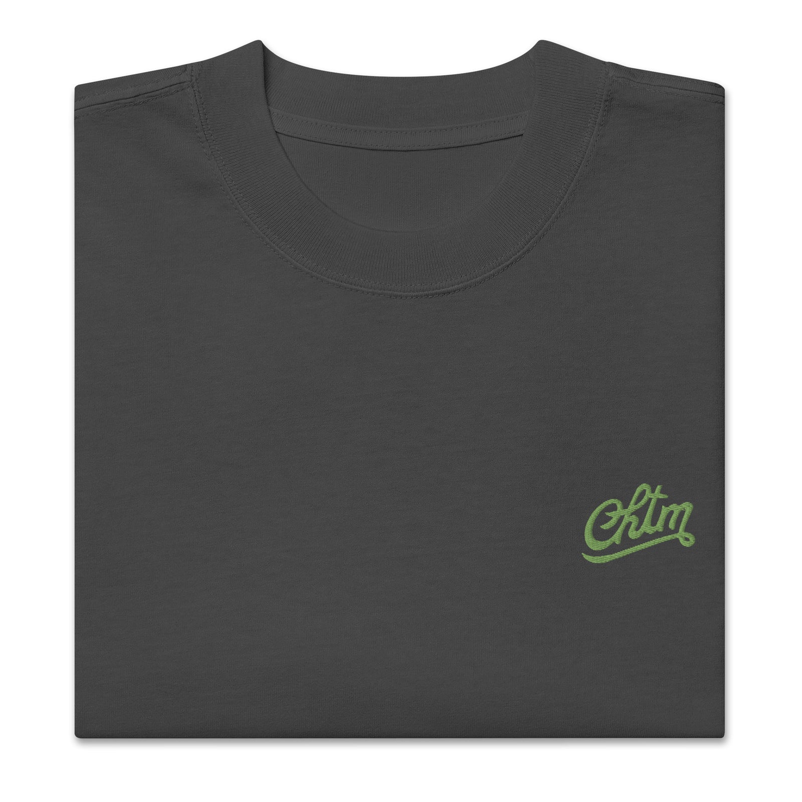 T-shirt oversize délavé brodé - CHT'M