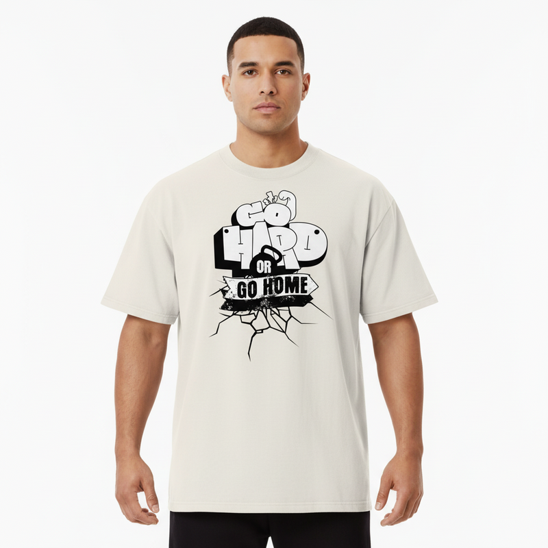T-Shirt musculation et bodybuilding motivation - Go hard