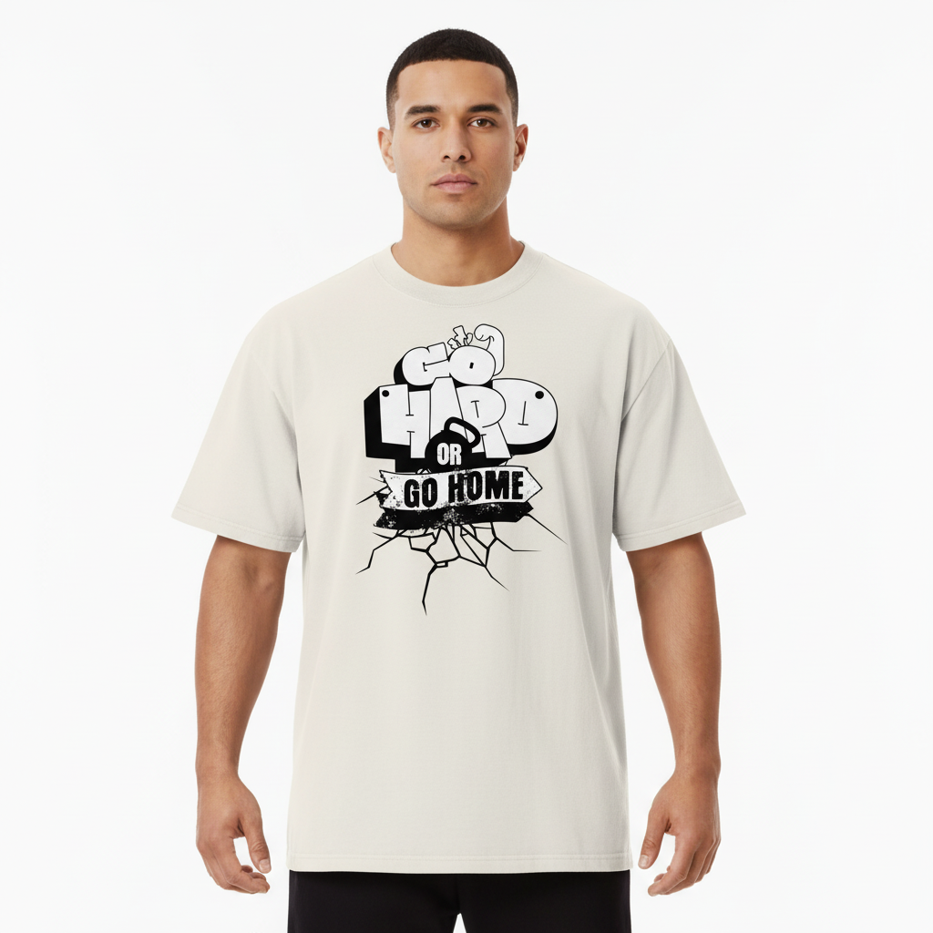 T-Shirt musculation et bodybuilding motivation - Go hard