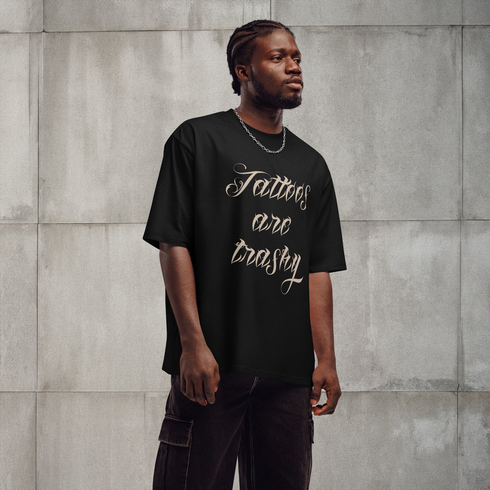 T shirt d'art graphique Tattoos are Trashy