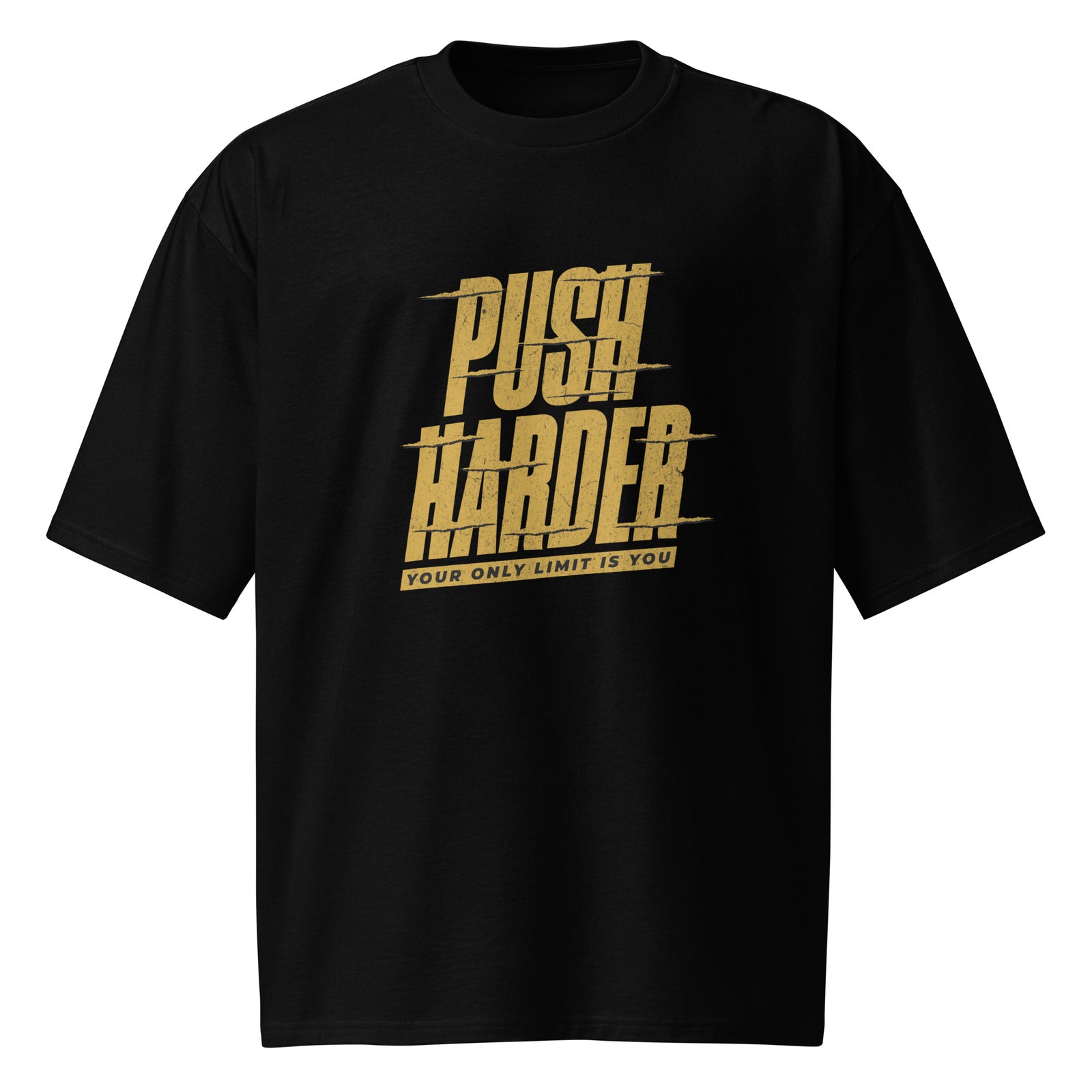 T-Shirt musculation PUSH HARDER