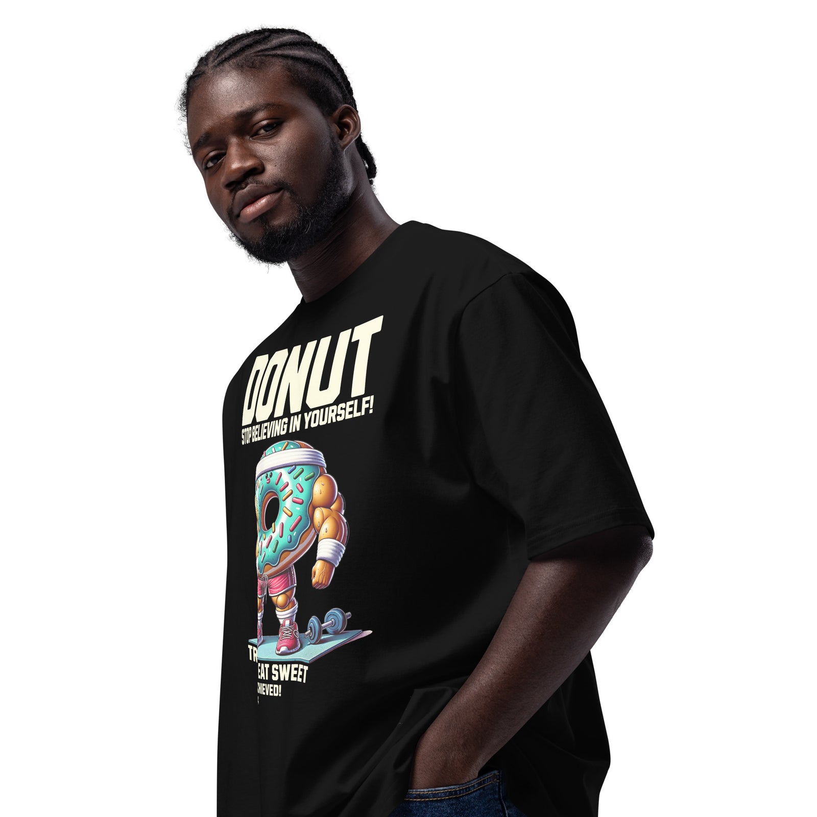 T-Shirt motivation musculation pour hommes