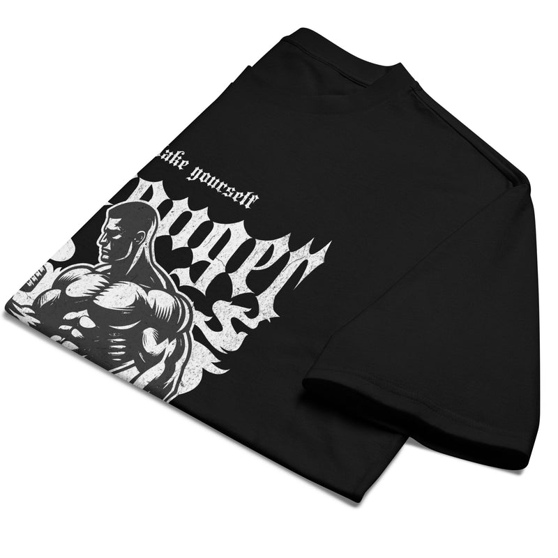 T-Shirt musculation et bodybuilding motivation - Make yourself stronger