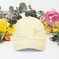 accessoire mode femme casquette brodée oiseau du paradis