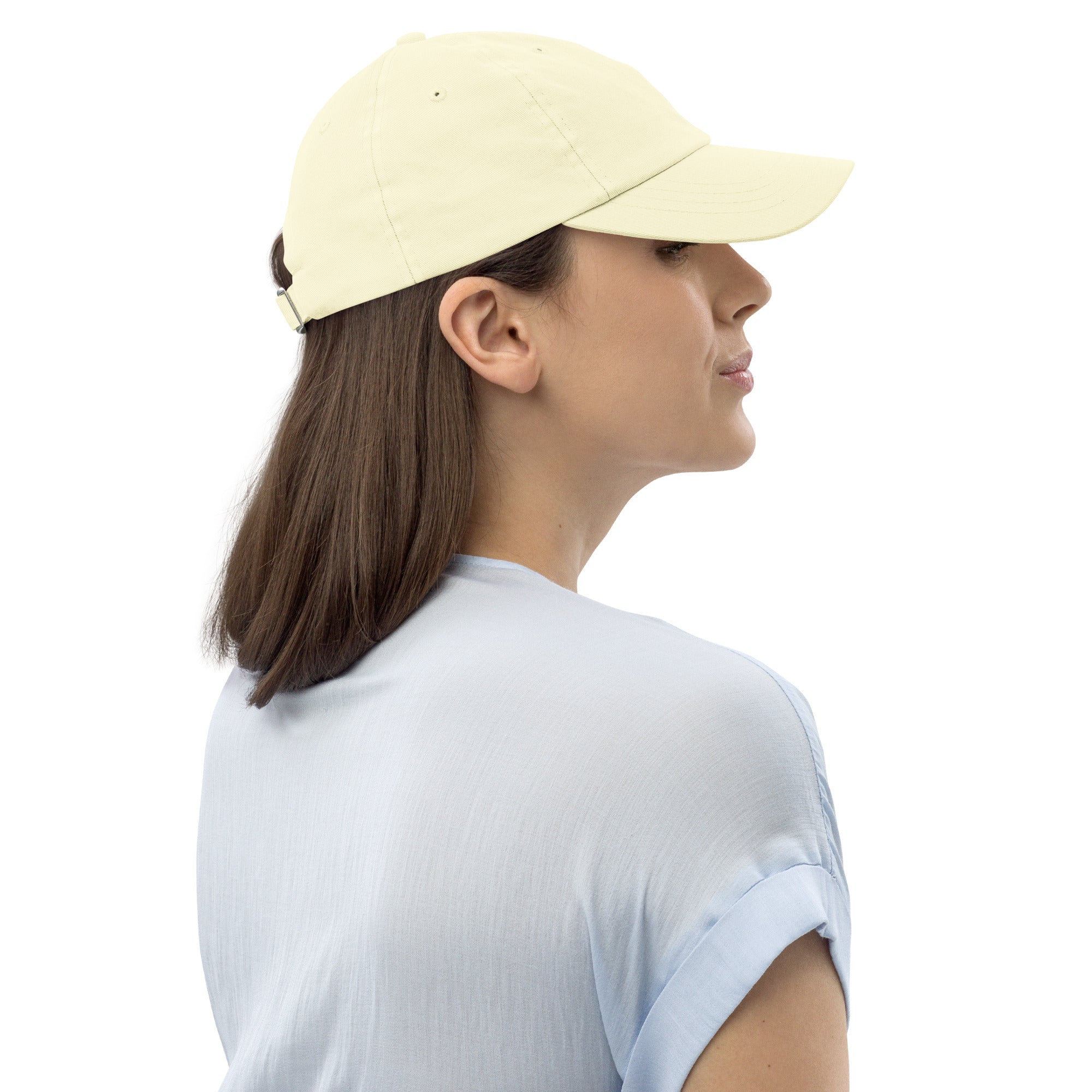 casquette pastel jaune élégante et raffinée pour femme