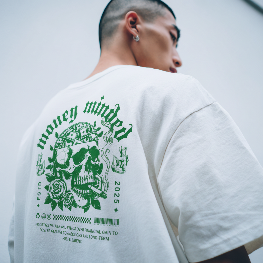 T-Shirt "Money Minded" - Édition Streetwear Premium