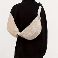 Sac bandoulire moumoute teddy  sac banane sherpa