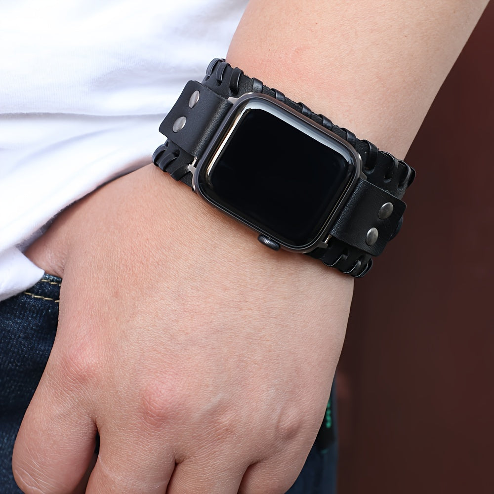 Amliorez votre montre avec  bracelet de montre punk lgant  Compatible avec Apple Smart Watch Ultra Sries 10 9 8 7 6 SE 5 4 3 Bracelet pour iWatch 3840414244454649mm