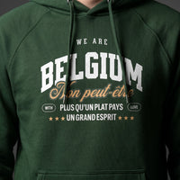 Gros plan du design We Are Belgium Non Peut-Être – Plus qu'un plat pays, un grand esprit