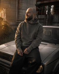 DAD Hoodie Washed Oversize | Hoodie Streetwear Vintage