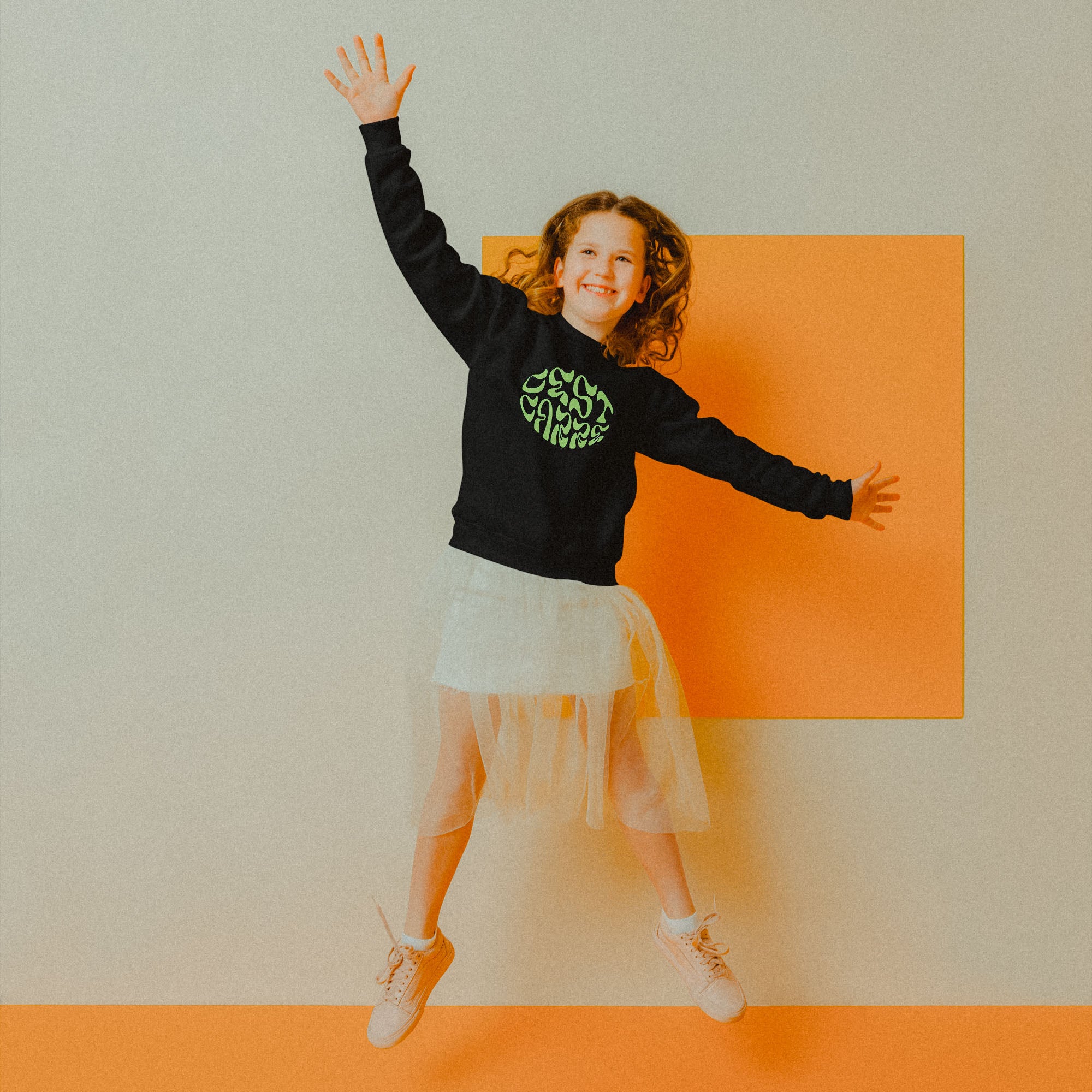 Hoodie ados “C’est Carré”