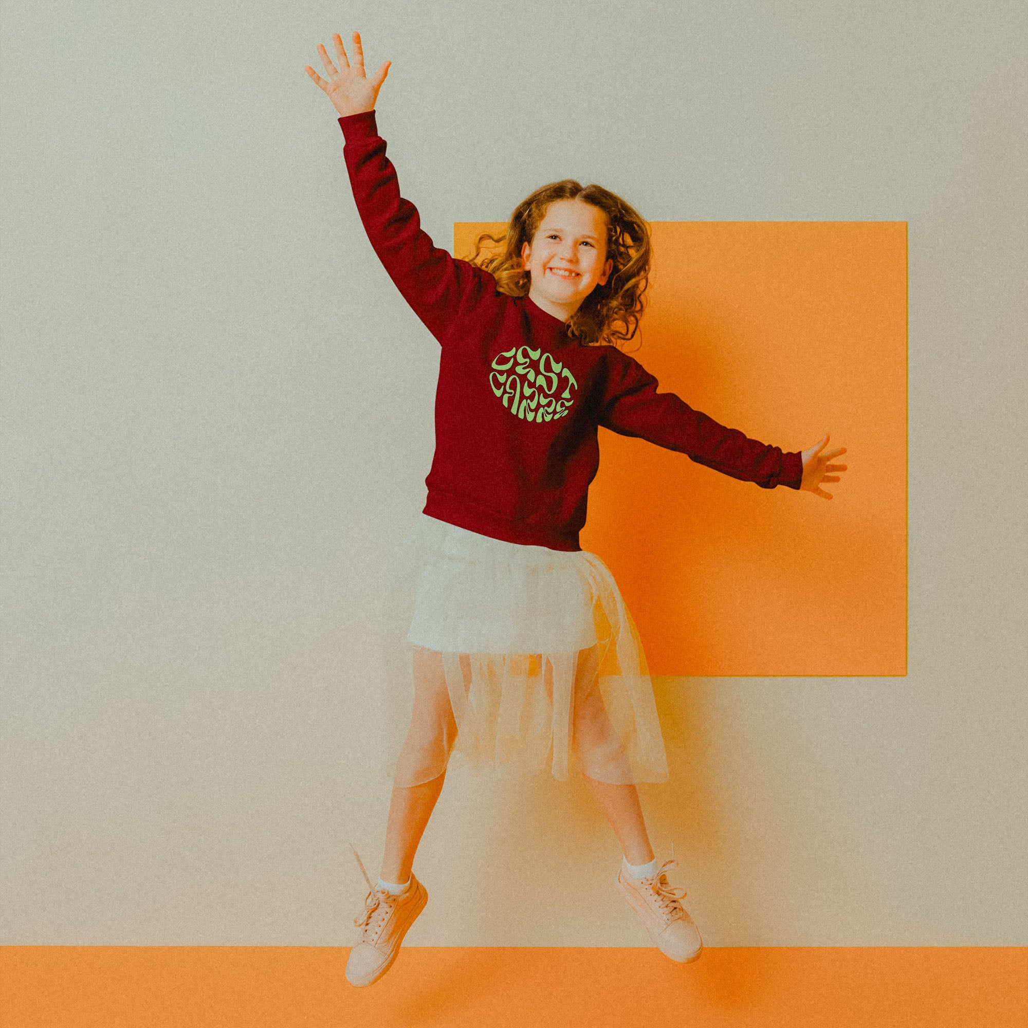 Hoodie ados “C’est Carré”