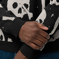 Pull en laine homme - Têtes de morts