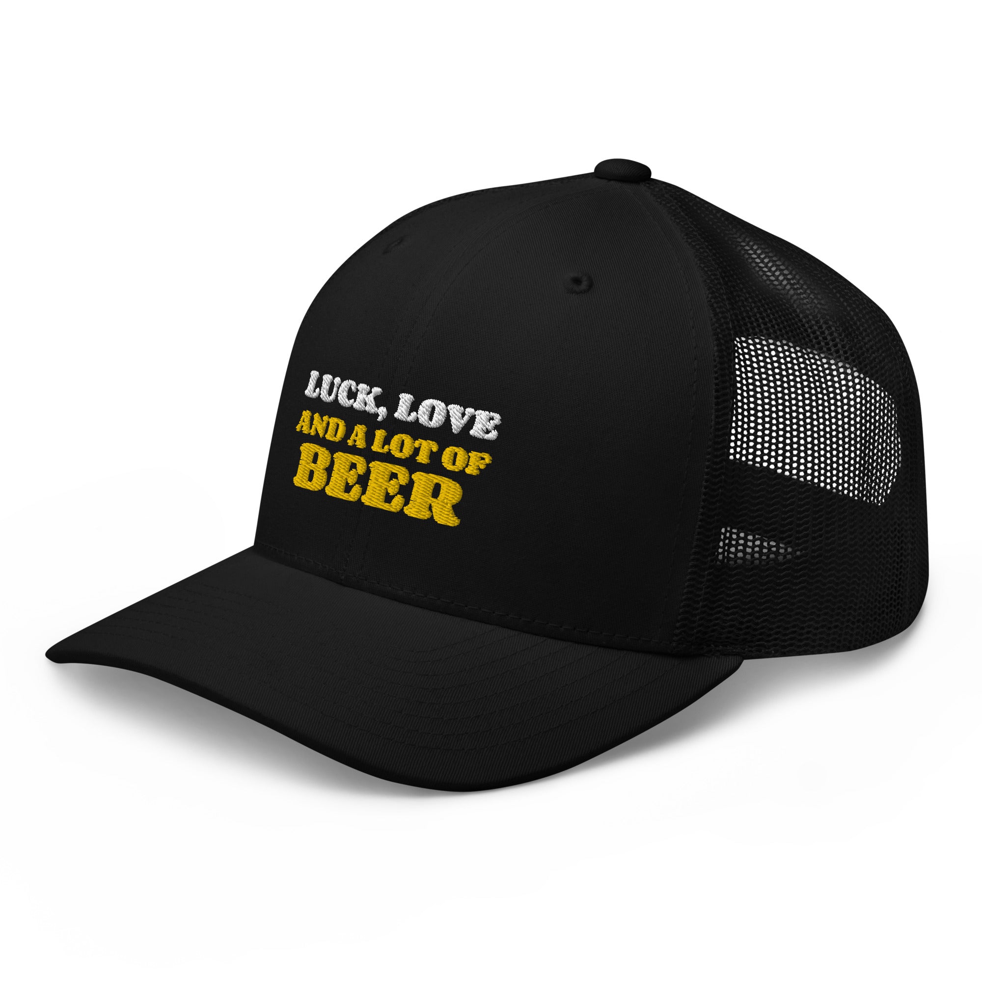 Casquette Trucker - LUCK LOVE AND A LOT OF BEER