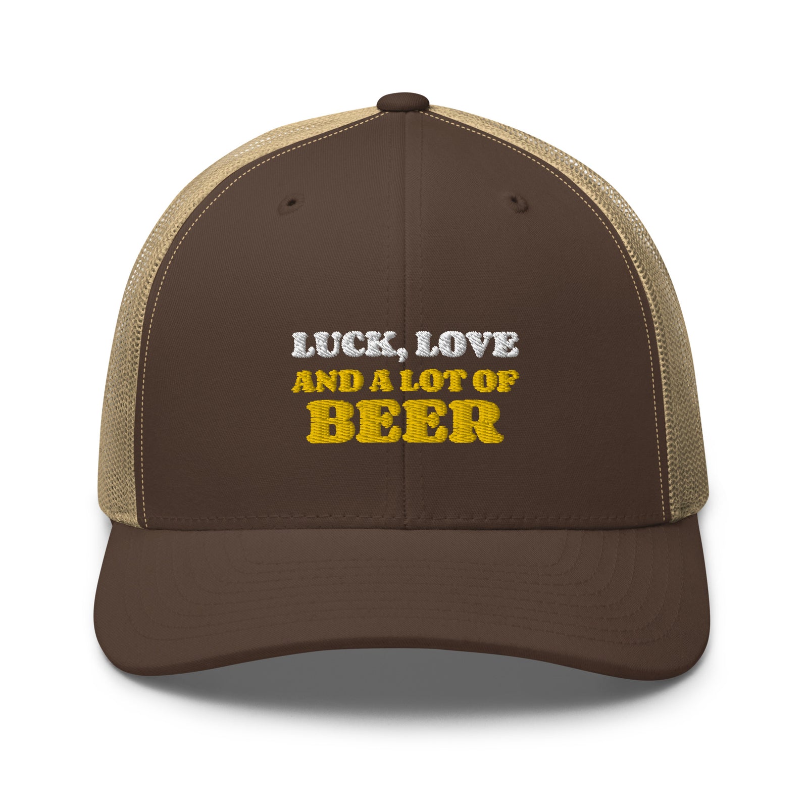 Casquette Trucker - LUCK LOVE AND A LOT OF BEER