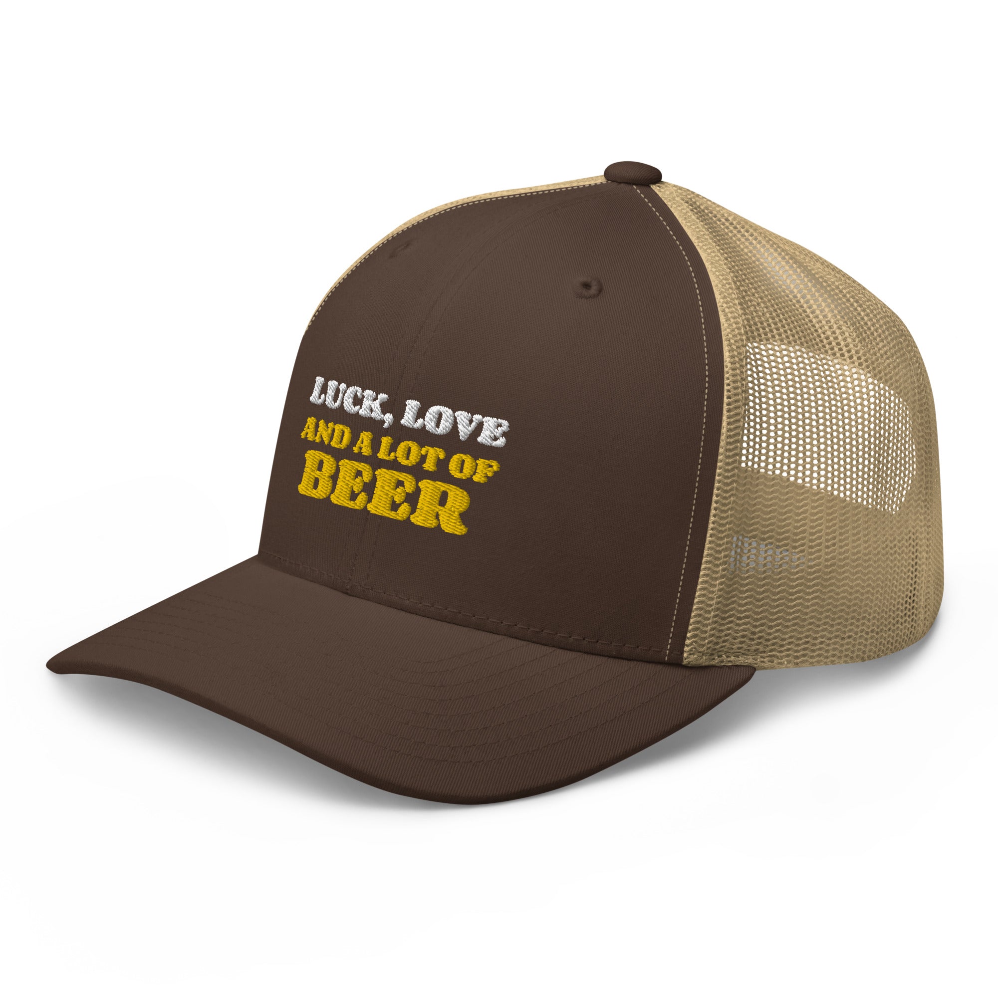 Casquette Trucker - LUCK LOVE AND A LOT OF BEER