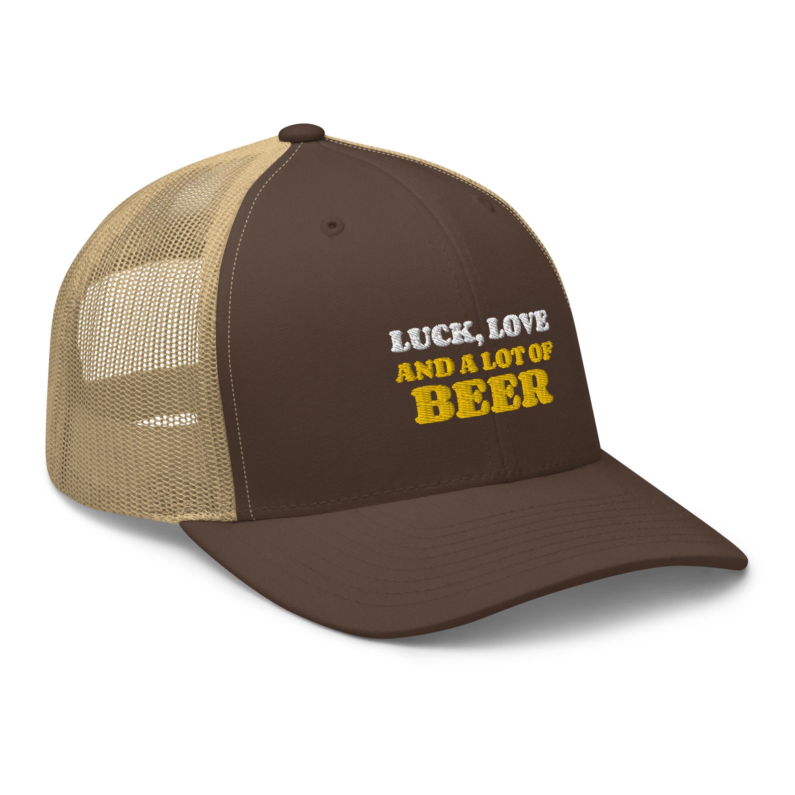 Casquette Trucker - LUCK LOVE AND A LOT OF BEER
