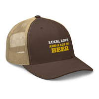Casquette Trucker - LUCK LOVE AND A LOT OF BEER