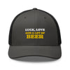 Casquette Trucker - LUCK LOVE AND A LOT OF BEER