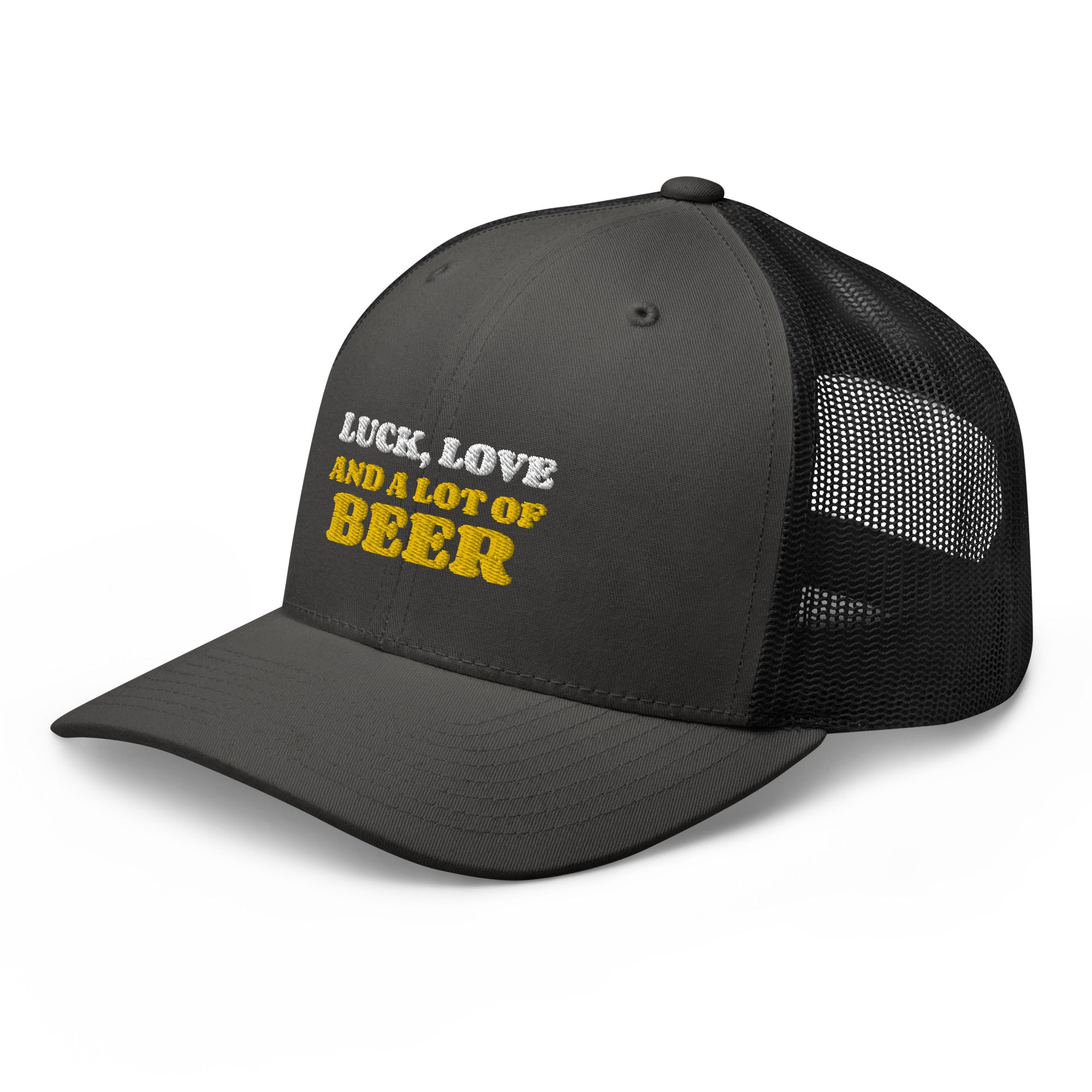 Casquette Trucker - LUCK LOVE AND A LOT OF BEER