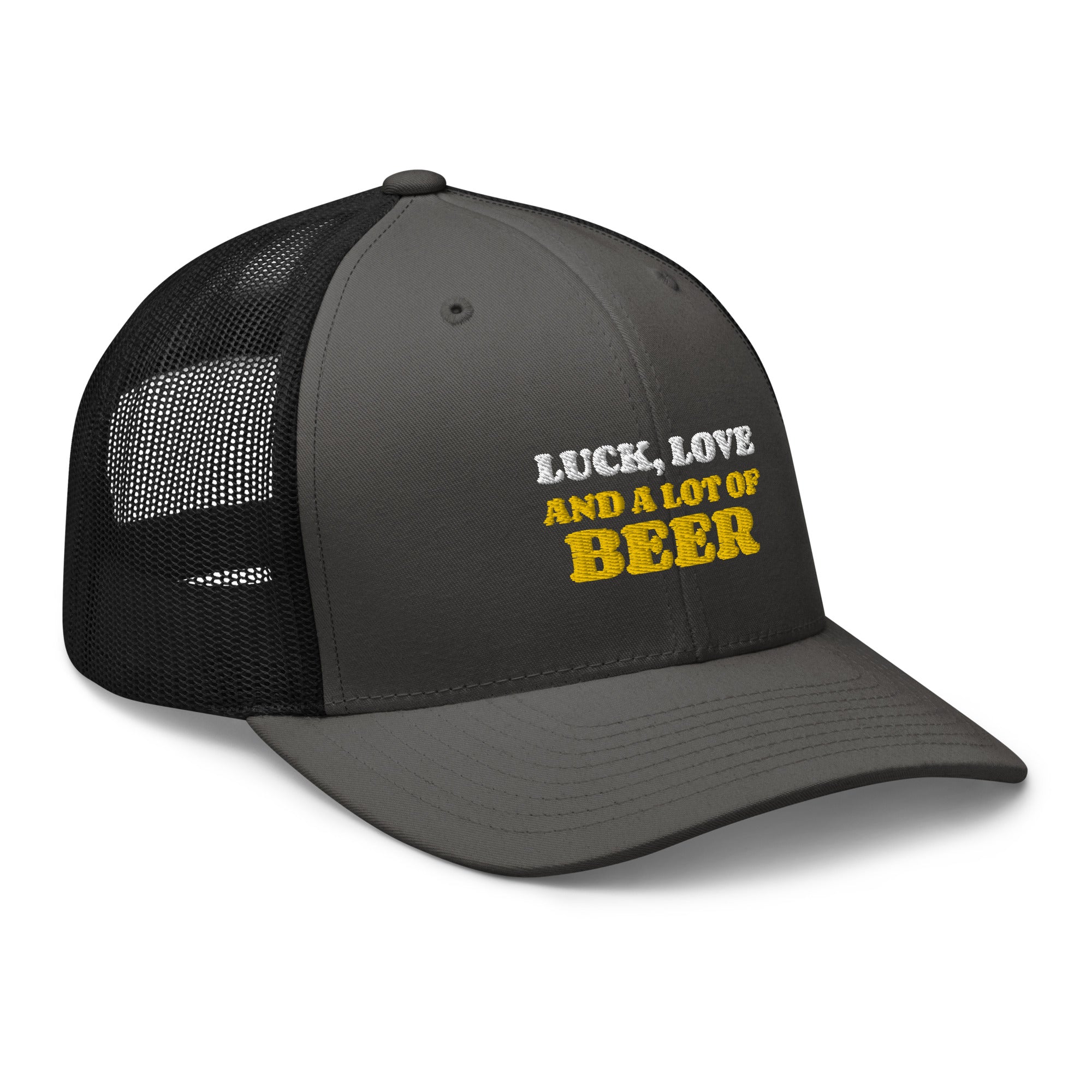 Casquette Trucker - LUCK LOVE AND A LOT OF BEER
