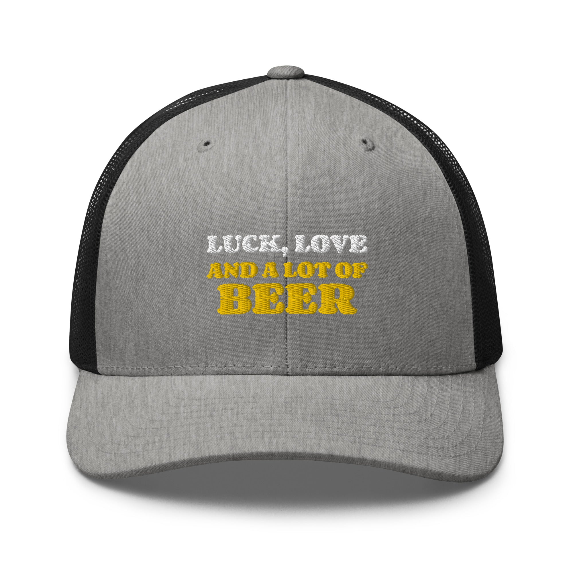 Casquette Trucker - LUCK LOVE AND A LOT OF BEER