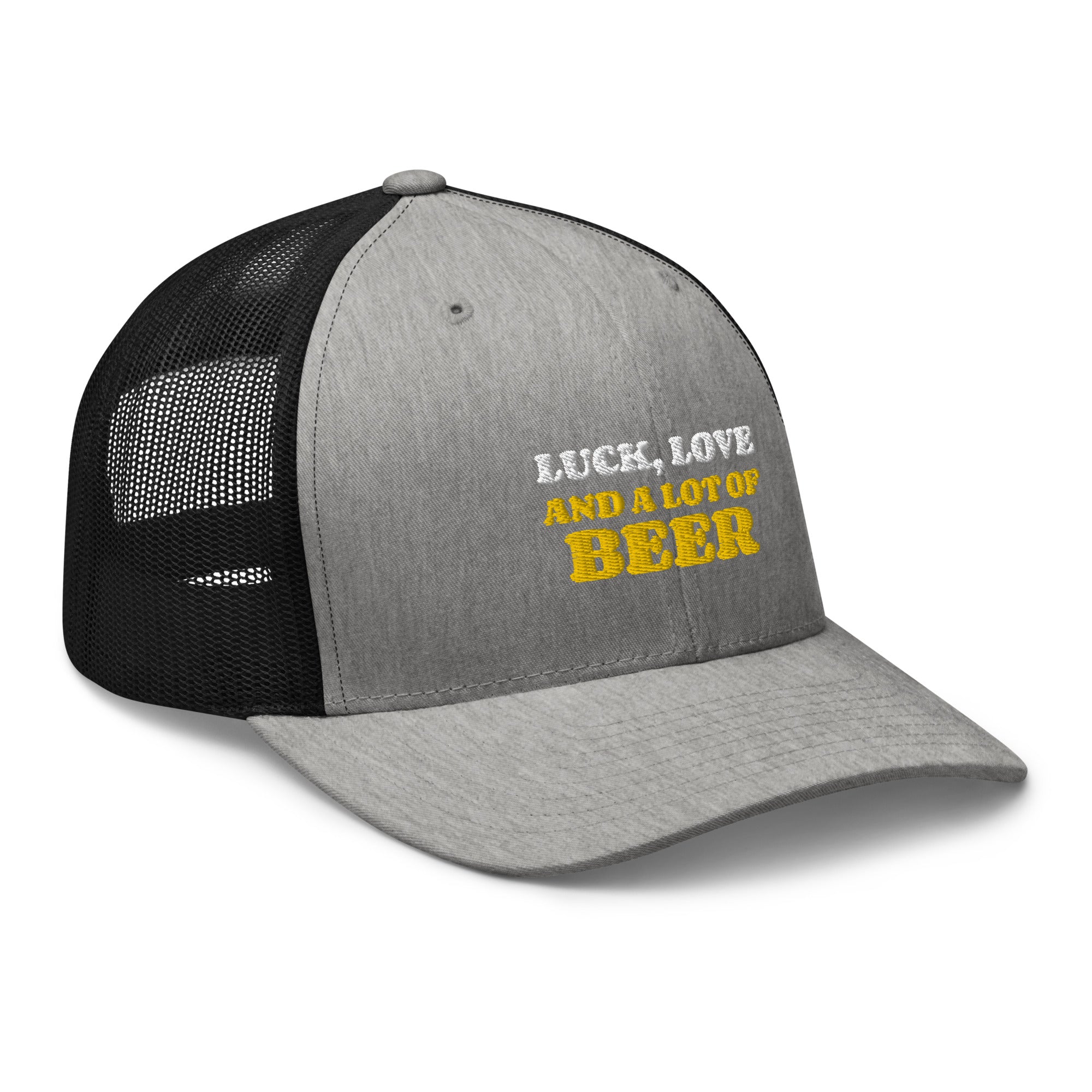 Casquette Trucker - LUCK LOVE AND A LOT OF BEER