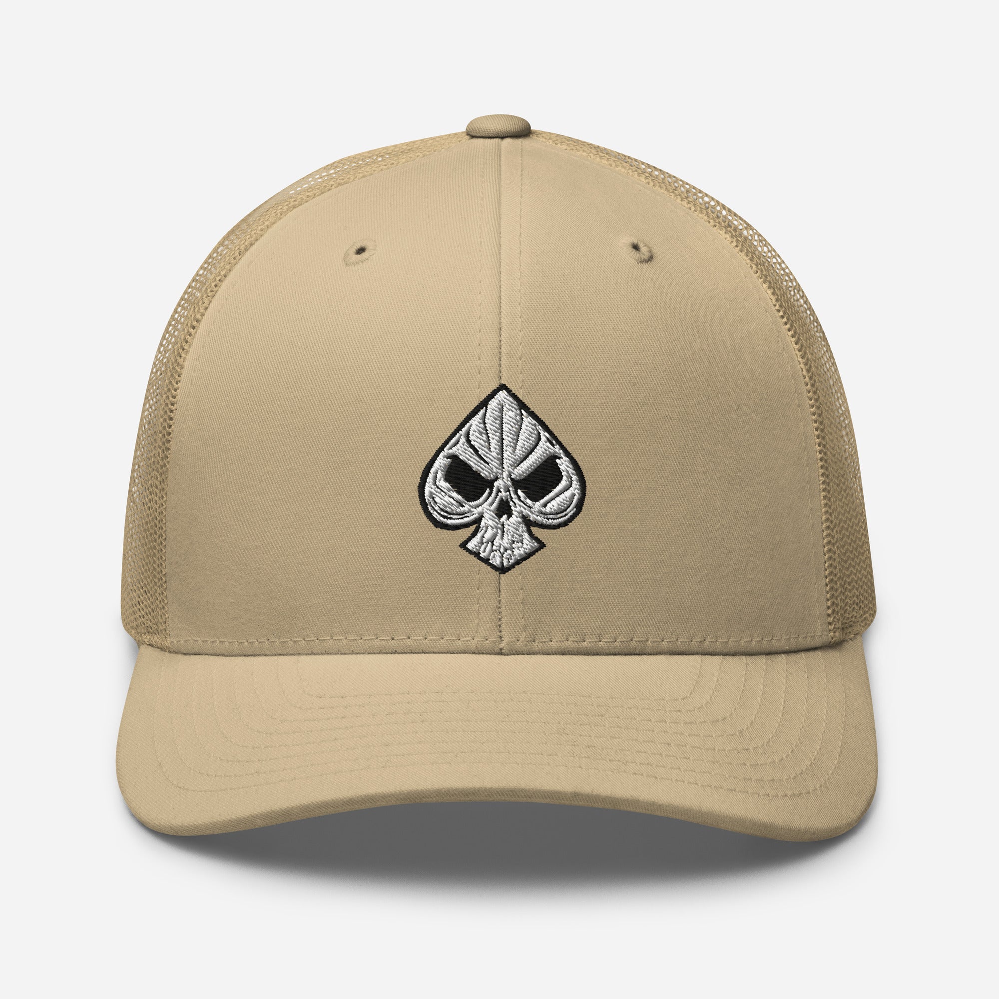 casquette poker skull pour accessoires de mode