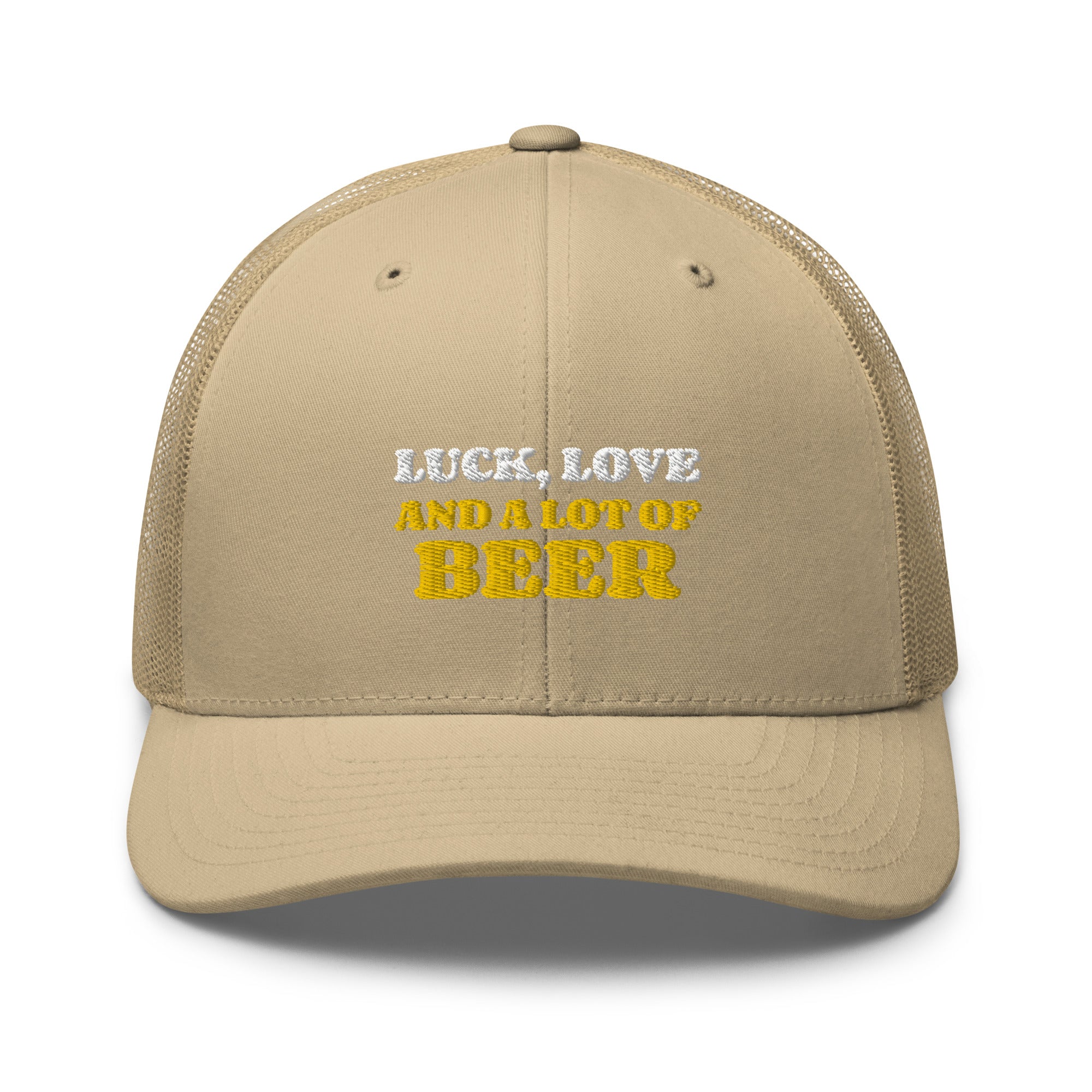 Casquette Trucker - LUCK LOVE AND A LOT OF BEER